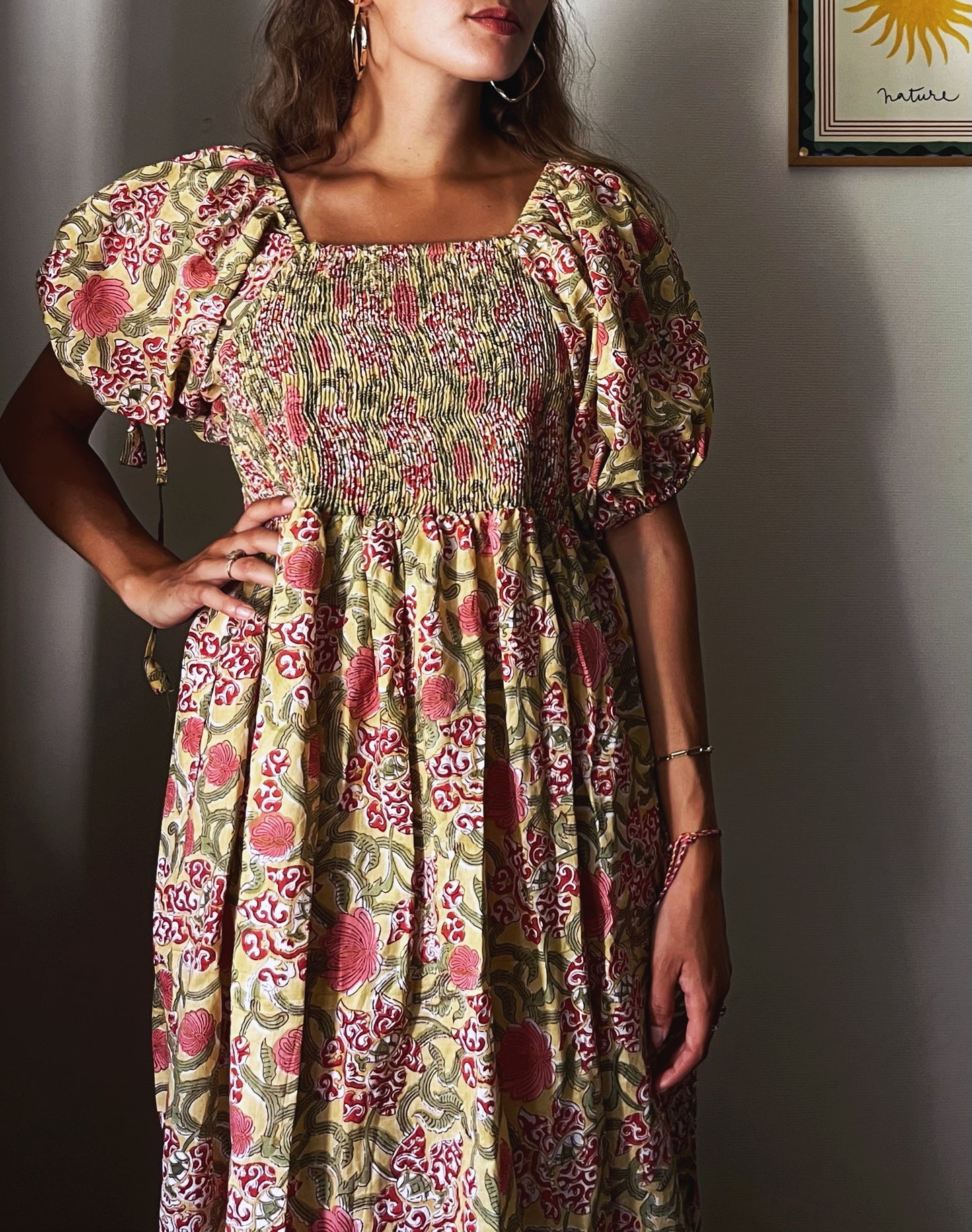 Balloon Dress | Butter Yellow