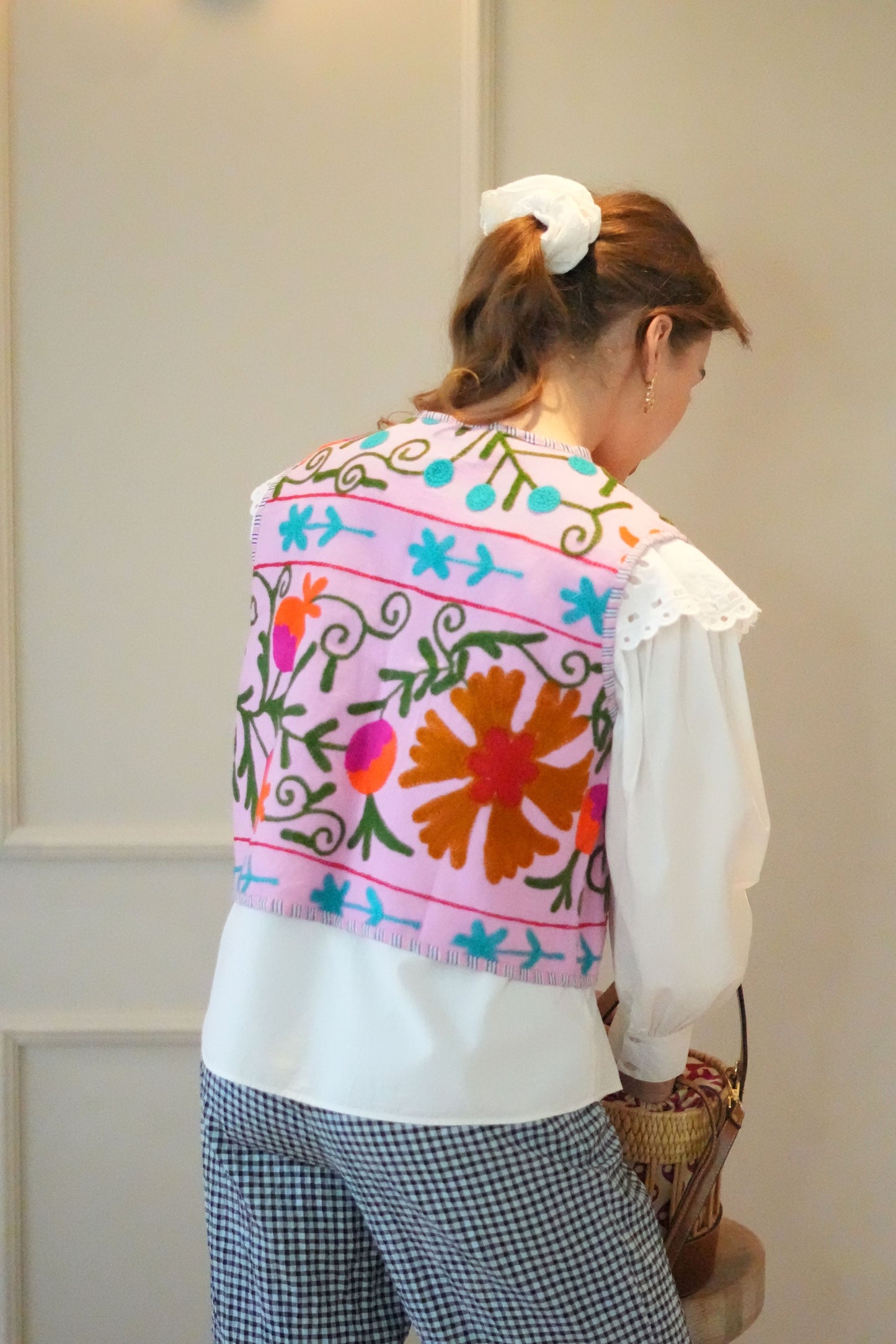 Suzani Gilet | Pink