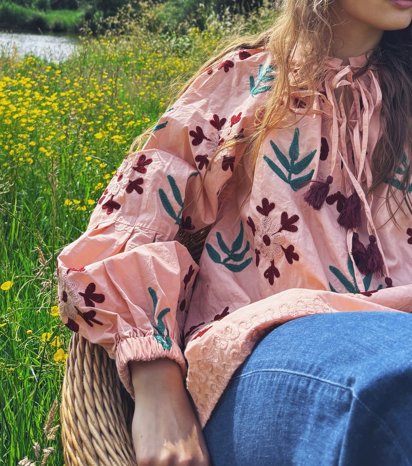 Blush Suzani Blouse