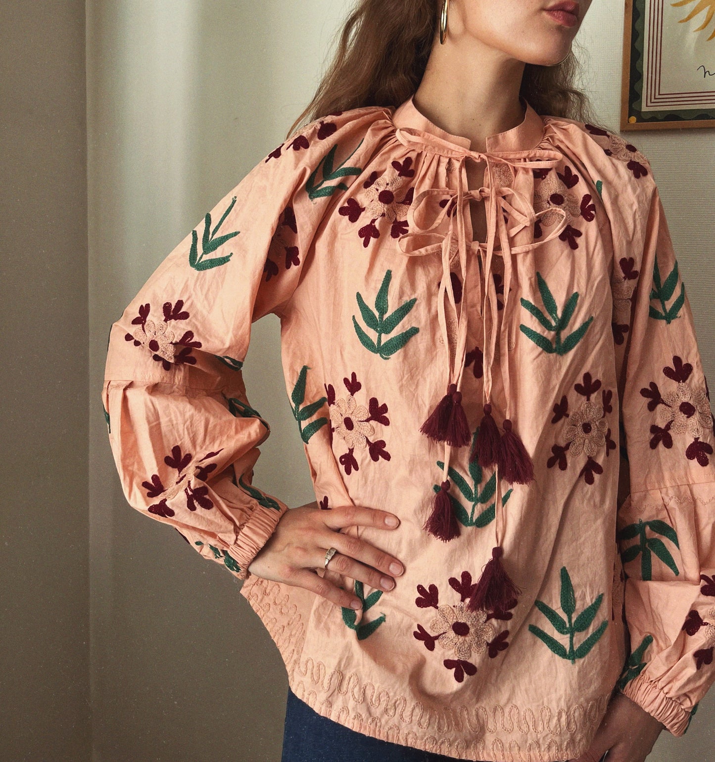 Blush Suzani Blouse
