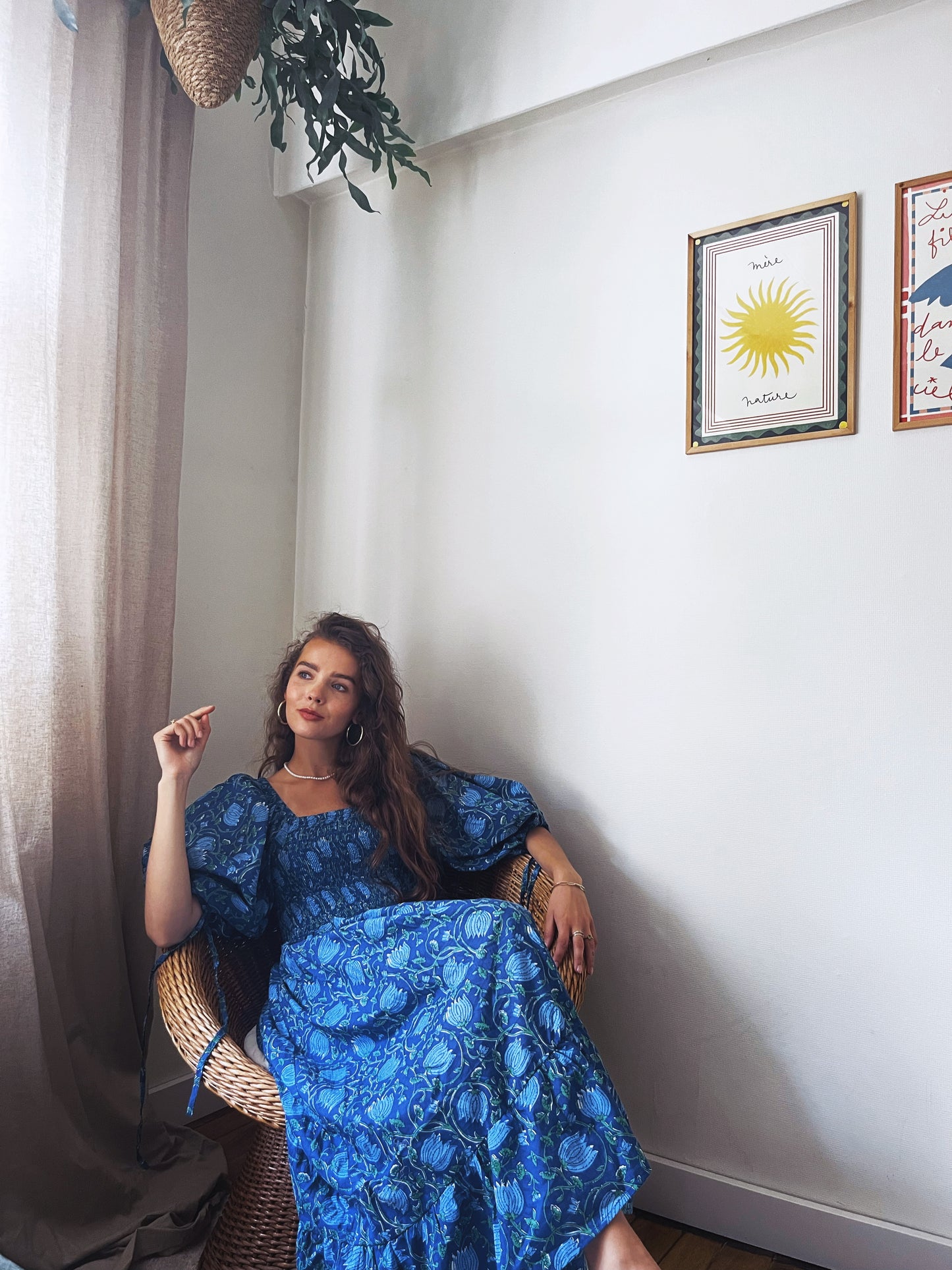Balloon Dress | Blue
